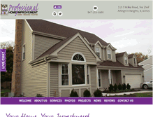 Tablet Screenshot of professional-siding.com